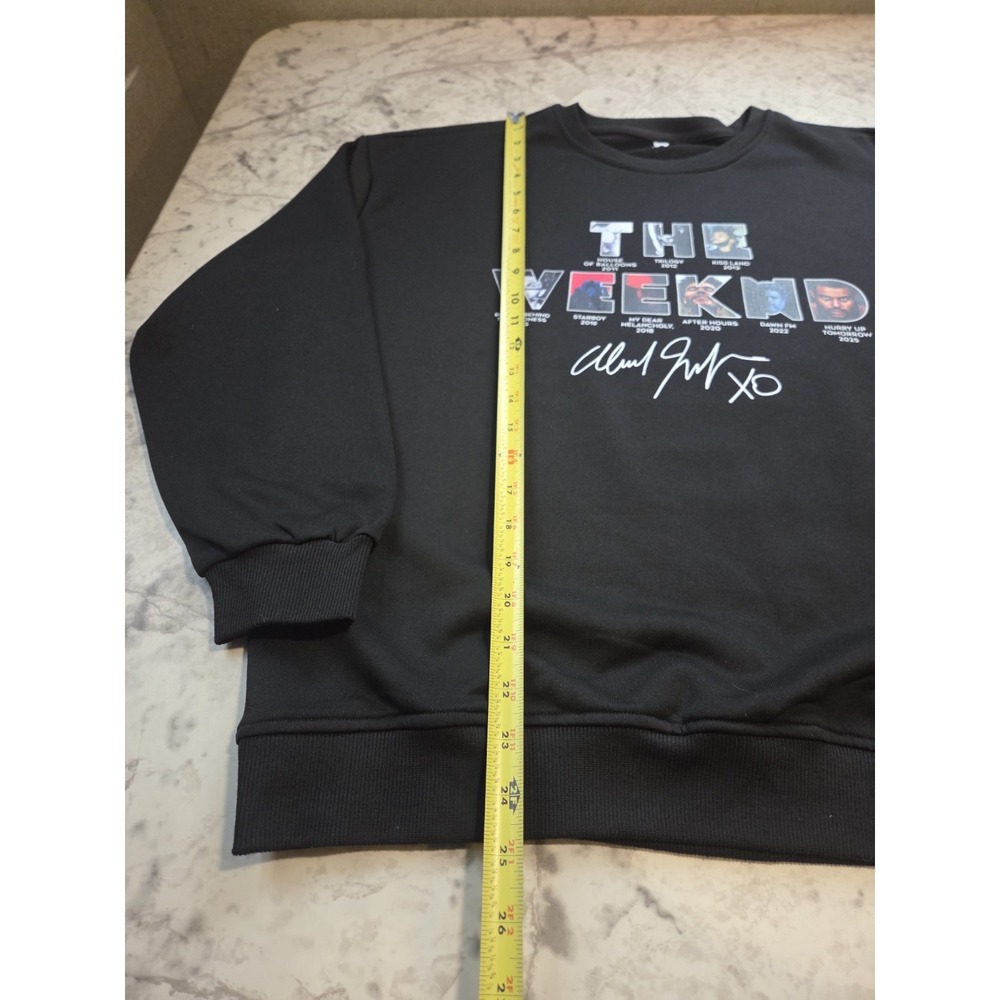 The Weeknd Hoodie Size XL Album Collage Lightweight - Picture 7 of 9